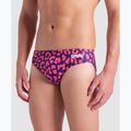 Slipy pływackie męskie arena Printed Swim Briefs fuchsia multi 7