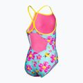 Strój pływacki jednoczęściowy dziecięcy arena Spring Lightdrop Back water multi/yellow star 4