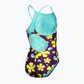 Strój pływacki jednoczęściowy dziecięcy arena Spring Lightdrop Back plum multi/water 4
