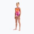 Strój pływacki jednoczęściowy dziecięcy arena Multi Colours V Back pink multi/very fuchsia 6