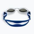 Okulary do pływania arena The One Plus Mirror blue mirror/white 3