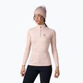 Bluza termoaktywna damska Rossignol Classique 1/2 Zip powder pink