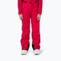 Spodnie narciarskie dziecięce Rossignol Girl Ski ruby red