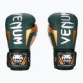 Rękawice bokserskie Venum Elite green/bronze/silver