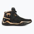 Buty bokserskie Venum Elite Wrestling black/bronze 2