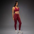 Leggisy treningowe damskie Venum Adrenaline burgudny/pink 2
