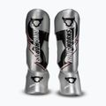 Ochraniacze piszczeli i stóp Venum Ringhorns Charger Shin silver/black 2