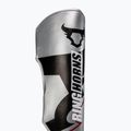 Ochraniacze piszczeli i stóp Venum Ringhorns Charger Shin silver/black 3