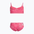 Strój kąpielowy dwuczęściowy dziecięcy ROXY Vacay For Life Crop Top Set sunkissed coral tropical tide 2