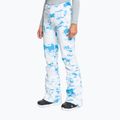 Spodnie snowboardowe damskie ROXY Chloe Kim azure blue clouds 2