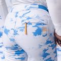 Spodnie snowboardowe damskie ROXY Chloe Kim azure blue clouds 10