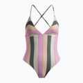 Strój kąpielowy jednoczęściowy damski ROXY Vista Stripe agave green very vista stripe