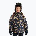 Gogle snowboardowe dziecięce ROXY Missy big flowers/clux ml orange 10