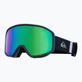 Gogle snowboardowe męskie Quiksilver Harper black/clux ml green 5