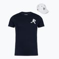 Koszulka męska + czapka Lacoste TH1044 navy blue/white