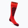 Skarpety narciarskie dziecięce SIDAS Ski Merino rouge/orange 2