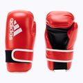 Rękawice bokserskie adidas Point Fight czerwony/biały