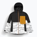 Kurtka narciarska dziecięca Picture Daumy black/mood print/honey 6