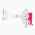 Zestaw do snorkelingu Aqualung Saturn Combo transparent/pink 3