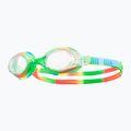 Okulary do pływania dziecięce TYR Swimple Tie Dye Non-Mirrored clear/ green/ orange 5