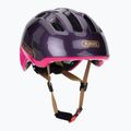 Kask rowerowy dziecięcy ABUS Smiley 3.0 ACE LED royal purple