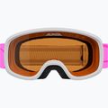 Gogle narciarskie dziecięce Alpina Piney 2.0 white/pink matt 2