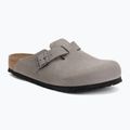 Klapki BIRKENSTOCK Boston Soft Footbed Oiled Leather Regular iron