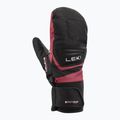 Rękawice narciarskie dziecięce LEKI Griffin 3D Junior Mitt black/ rose 2