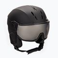 Kask narciarski UVEX Instinct Visor black matt/mirror silver/smoke