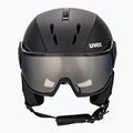 Kask narciarski UVEX Instinct Visor black matt/mirror silver/smoke 2