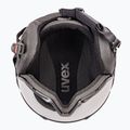 Kask narciarski UVEX Instinct Visor black matt/mirror silver/smoke 5