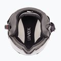 Kask narciarski UVEX Instinct Visor white/black matt/mirror silver/smoke 5