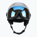 Kask narciarski UVEX Wanted Visor rhino matt/mirror blue/smoke 10