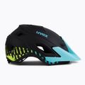 Kask rowerowy UVEX Access black aqua/lime mat 3