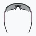 Okulary przeciwsłoneczne UVEX Sportstyle 236 Small Set plum black matt/mirror silver/clear 5