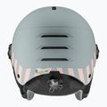Kask narciarski dziecięcy UVEX Rocket Visor Jr rhino/blush matt/mirror silver/lasergold lite 12