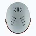 Kask narciarski dziecięcy UVEX Rocket Visor Jr rhino/blush matt/mirror silver/lasergold lite 14