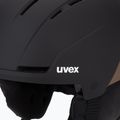 Kask narciarski UVEX Stance MIPS black/brown matt 7