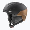 Kask narciarski UVEX Stance MIPS black/brown matt 10