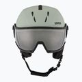 Kask narciarski UVEX Instinct Visor oxid green matt/mirror silver/smoke 2