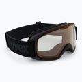 Gogle narciarskie UVEX Xcitd V black matt/mirror red clear