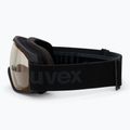 Gogle narciarskie UVEX Xcitd V black matt/mirror red clear 4