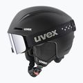 Kask narciarski dziecięcy UVEX Viti Set + gogle Speedy Pro black matt/mirror green/yellow/clear 11