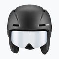 Kask narciarski dziecięcy UVEX Viti Set + gogle Speedy Pro black matt/mirror green/yellow/clear 12