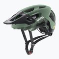 Kask rowerowy UVEX React MIPS moss green/black matt 8