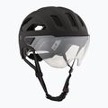 Kask rowerowy UVEX Stride Visor black matt/litemirror silver