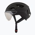 Kask rowerowy UVEX Stride Visor black matt/litemirror silver 3