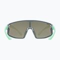 Okulary przeciwsłoneczne dziecięce UVEX Skyryse Jr grey/green matt/mirror blue 3