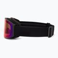 Gogle narciarskie dziecięce UVEX Pwdr FM black matt/mirror ruby/green/clear 4
