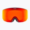 Gogle narciarskie UVEX Lace Attract FM black matt/mirror red 8